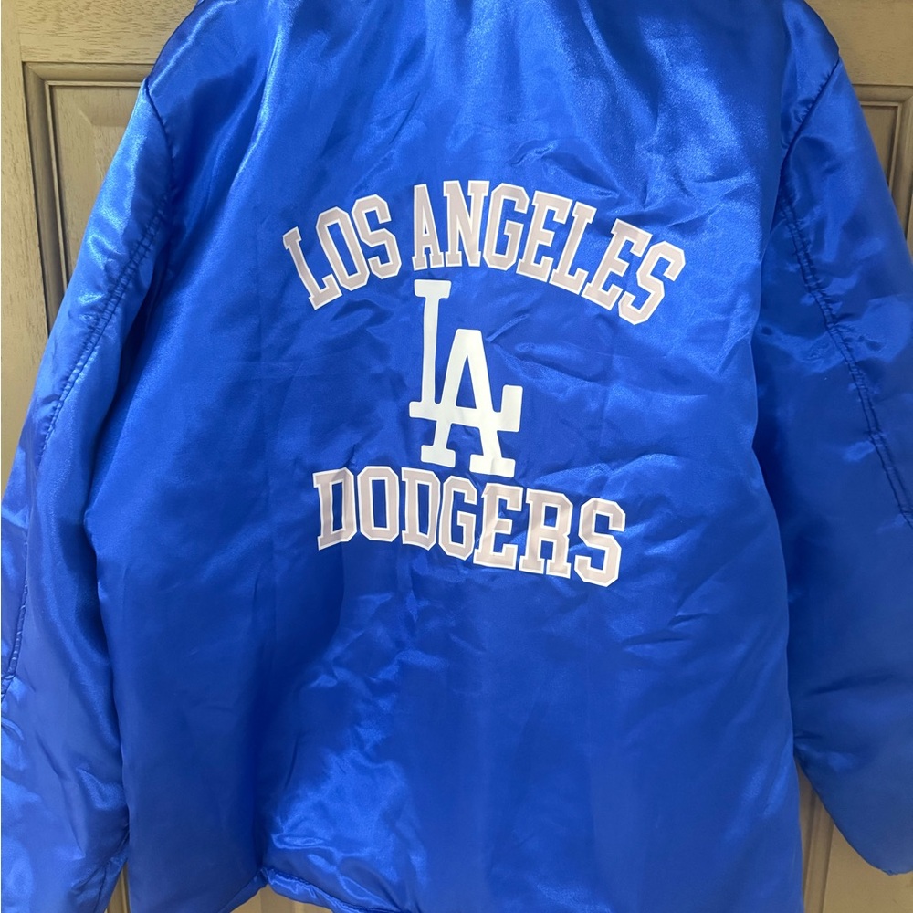 Blue LA Dodgers Satin Jacket - Picture 2 of 5